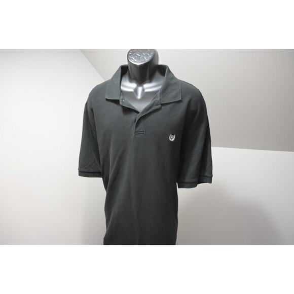 Chaps Ralph Lauren Golf Polo Shirt Black Short Sleeve Mens Size 3XB 3XL BIG - Picture 1 of 8